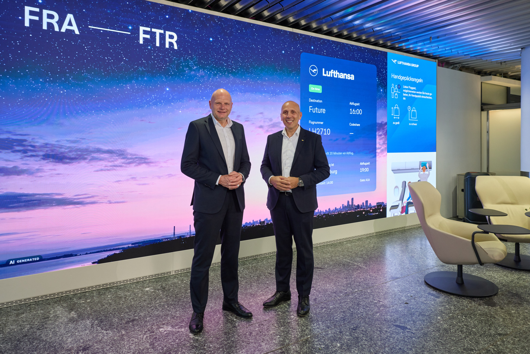Lufthansa and Fraport open test “Gate of the Future” at Frankfurt Gate A16